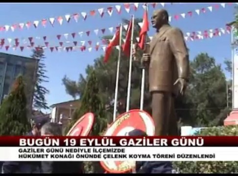 ZİLE DE GAZİLER GÜNÜ ÇELENK SUNUMU PROGRAMI
