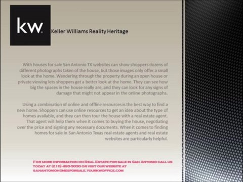 Where To FInd Houses For Sale In San Antonio TX