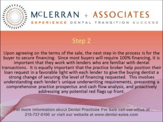 How to sell a dental practice Part 2 of 2