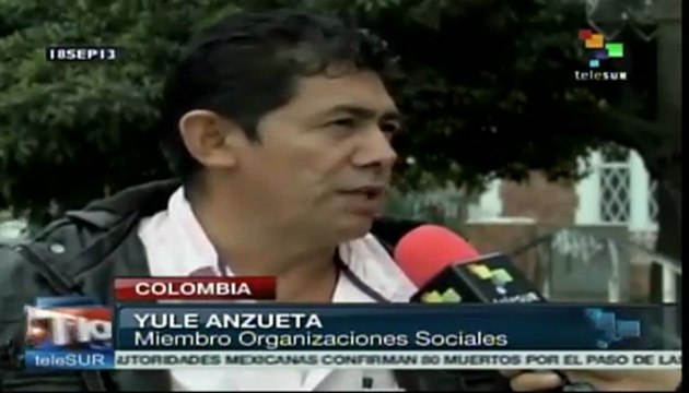 Agricultores colombianos piden garantías sobre soberanía alimentaría