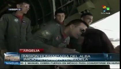 Misión humanitaria del ALBA inicia retorno a Venezuela