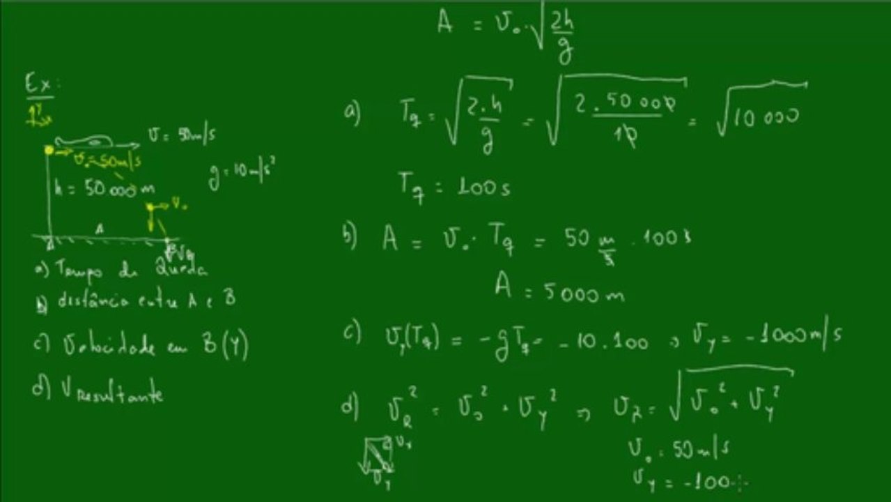 15 - Lancamento Horizontal - Exemplo