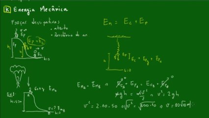16 - Energia Mecânica - Conservação - Aula 1