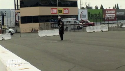 Moto Bucks Off Rider
