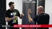 UFC 165: Media Workout Recap