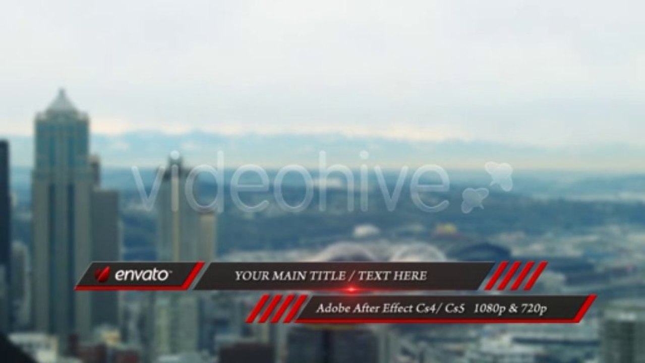 Color Line Lower Third - After Effects Template