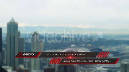 Color Line Lower Third - After Effects Template