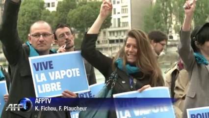 E-Cigarette: les vapoteurs se mobilisent contre l'UE