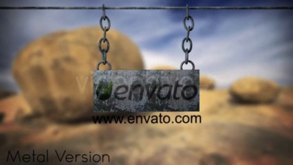 Logo On a Sign-Logo Reveal V2 - After Effects Template
