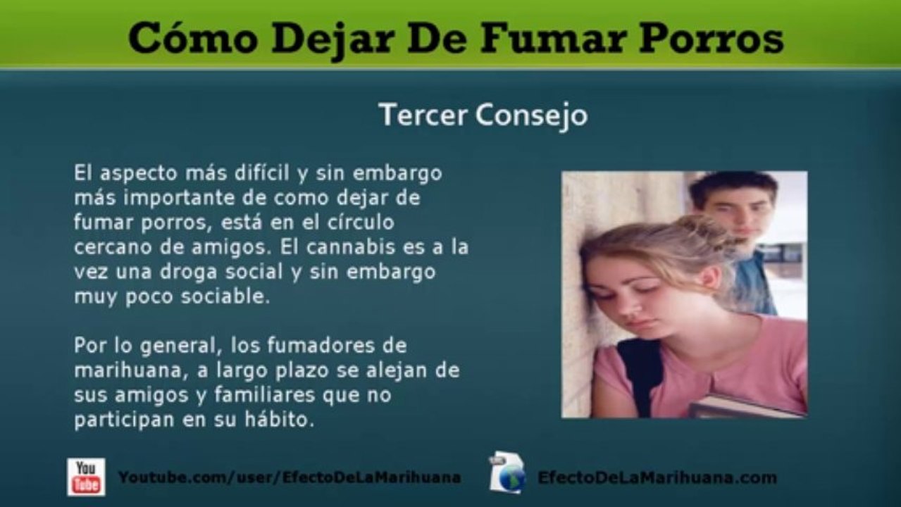 Como Dejar De Fumar Porros: Dejar De Fumar Porros - Que Hacer Para Dejar Los Porros