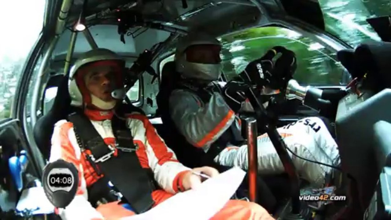 rallye ht lignon 2013 saunier vauclare renault clil williams  es6 camera embarquée video42