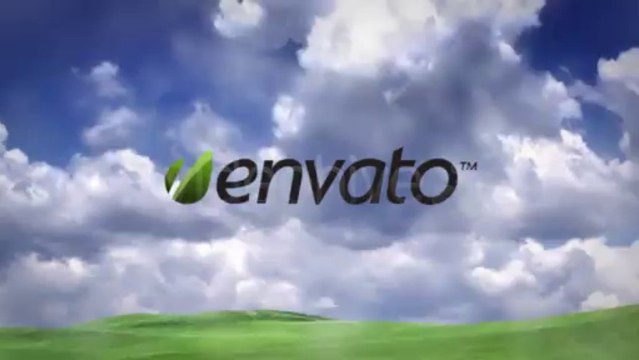 Fly through Grass into the Clouds - Logo Reveal - After Effects Template