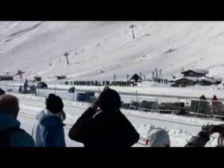 Amazing Car Backflip On Snow ramp