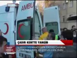 ÇADIR KENTTE YANGIN