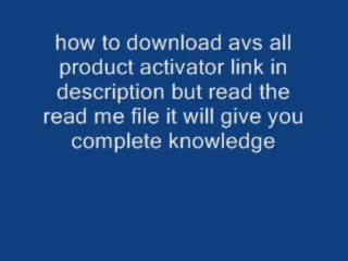how to download avs all product activator.wmv