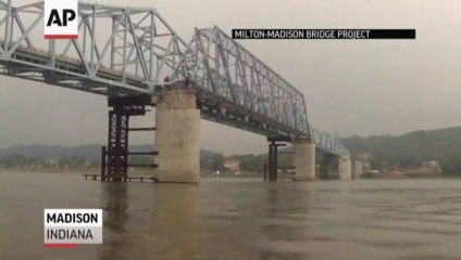 Last Piece of Ohio River Bridge Blasted
