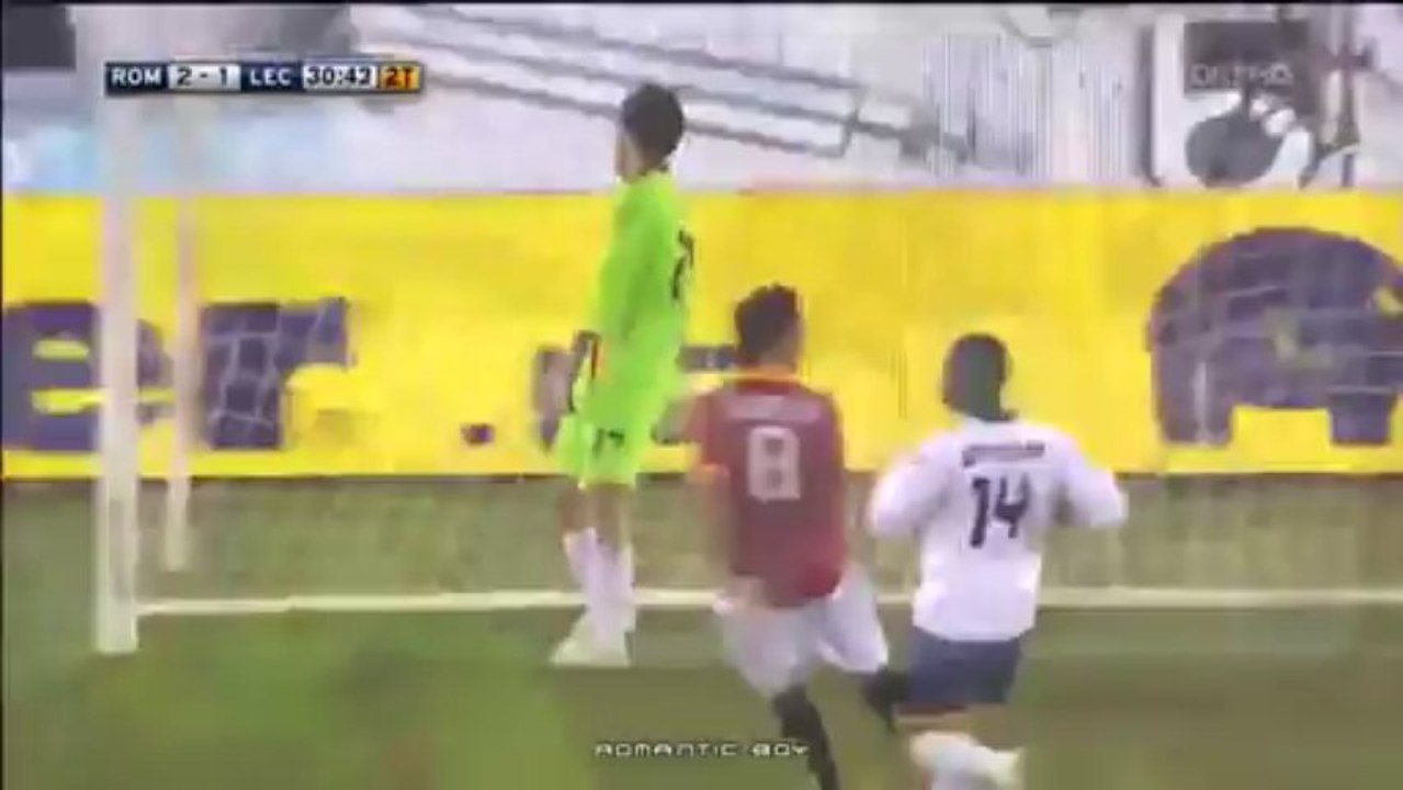 ○Pablo Osvaldo Fantastico Goal in Rovesciata Annullato○ (Roma-Lecce 20 novembre 2011)