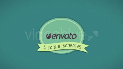 Cartoon Animated Logo Reveal with Ribbon - After Effects Template