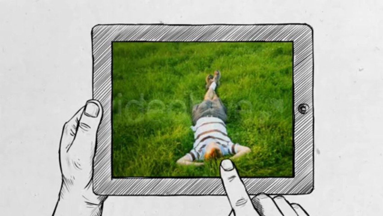 Tablet Sketch - After Effects Template