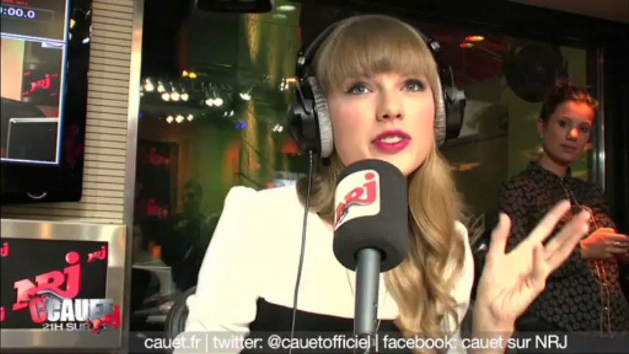 Cauet apprend une chanson en français à Taylor Swift  - C'Cauet sur NRJ
