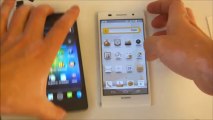 Huawei Ascend P6 - распаковка, первое включение