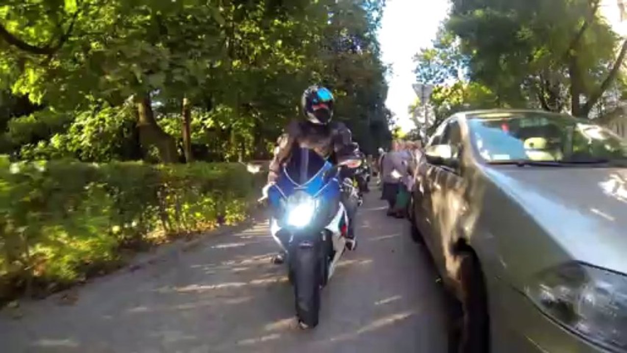 Ola & Carry Wedding Motorcycle Parade (Obstawa ślubu 07.09.2013 Mińsk Mazowiecki Ola i Marcin Karasiewicz)