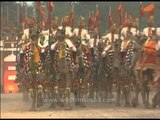 BSF unit performing a camel show