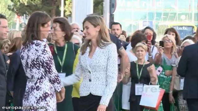La princesa Letizia reaparece radiante y cercana