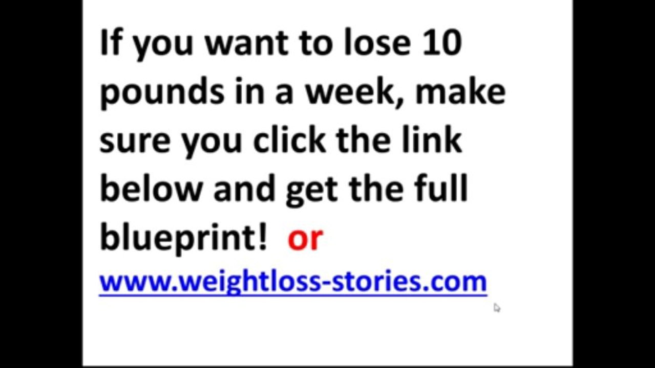 how to lose 10 pounds in a week tip 14 supplemets