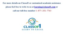 Activity-based Costing : Cost Accountign Assignment Help by Classof1.com