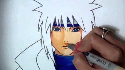 DIBUJANDO A MINATO CON COPICS COLORS  VIDEOSPEED