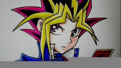 DIBUJANDO A YUGI MOTO DE YU GI OH!   VIDEOSPEED