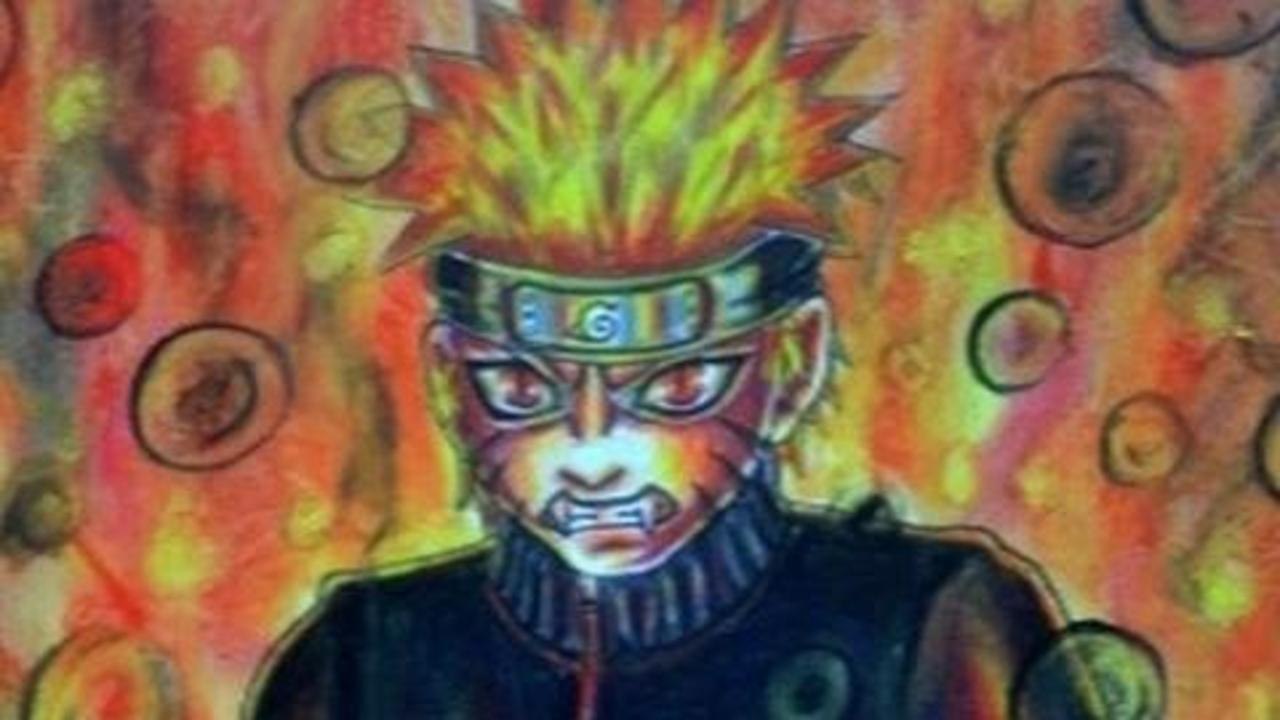 CÓMO DIBUJAR A NARUTO KYUBI (PARTE 2 : COLOREADO)