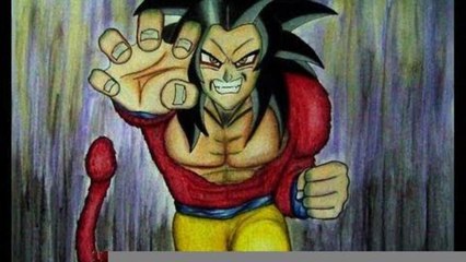 COMO DIBUJAR A GOKÚ SSJ4