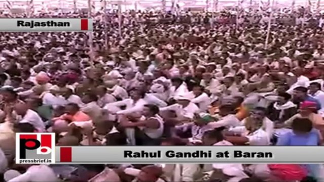 Rahul Gandhi in Baran (Rajasthan) praises Congress govt in the state for free-medicine scheme