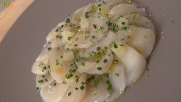 Recette de Carpaccio de Saint-Jacques - 750 Grammes