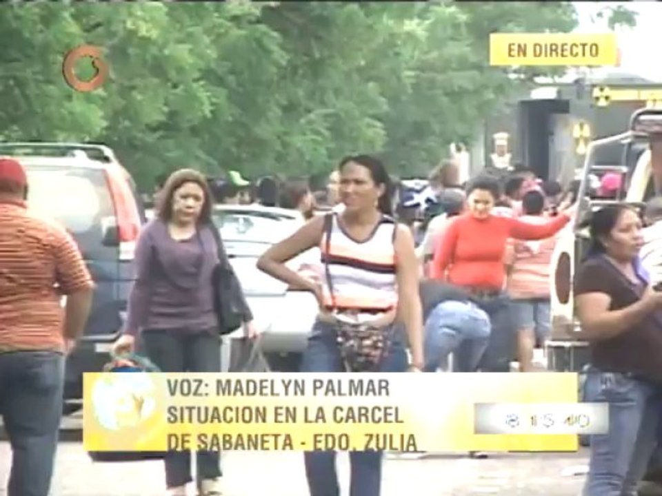 Esperan traslado de reclusos de áreas de penal y máxima seguridad de cárcel de Sabaneta