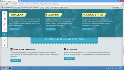 Joomla Alerion Rocket Theme Premium Template - Free Download