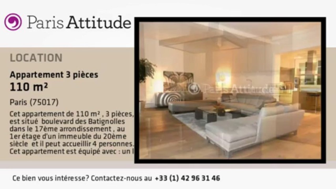 Appartement 2 Chambres à louer - Batignolles, Paris - Ref. 8958