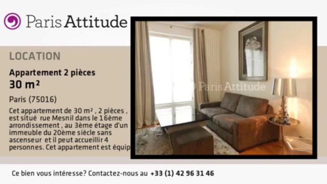 Appartement 1 Chambre à louer - Victor Hugo, Paris - Ref. 8945