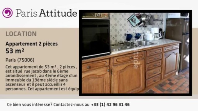 Appartement 1 Chambre à louer - St Germain, Paris - Ref. 8927