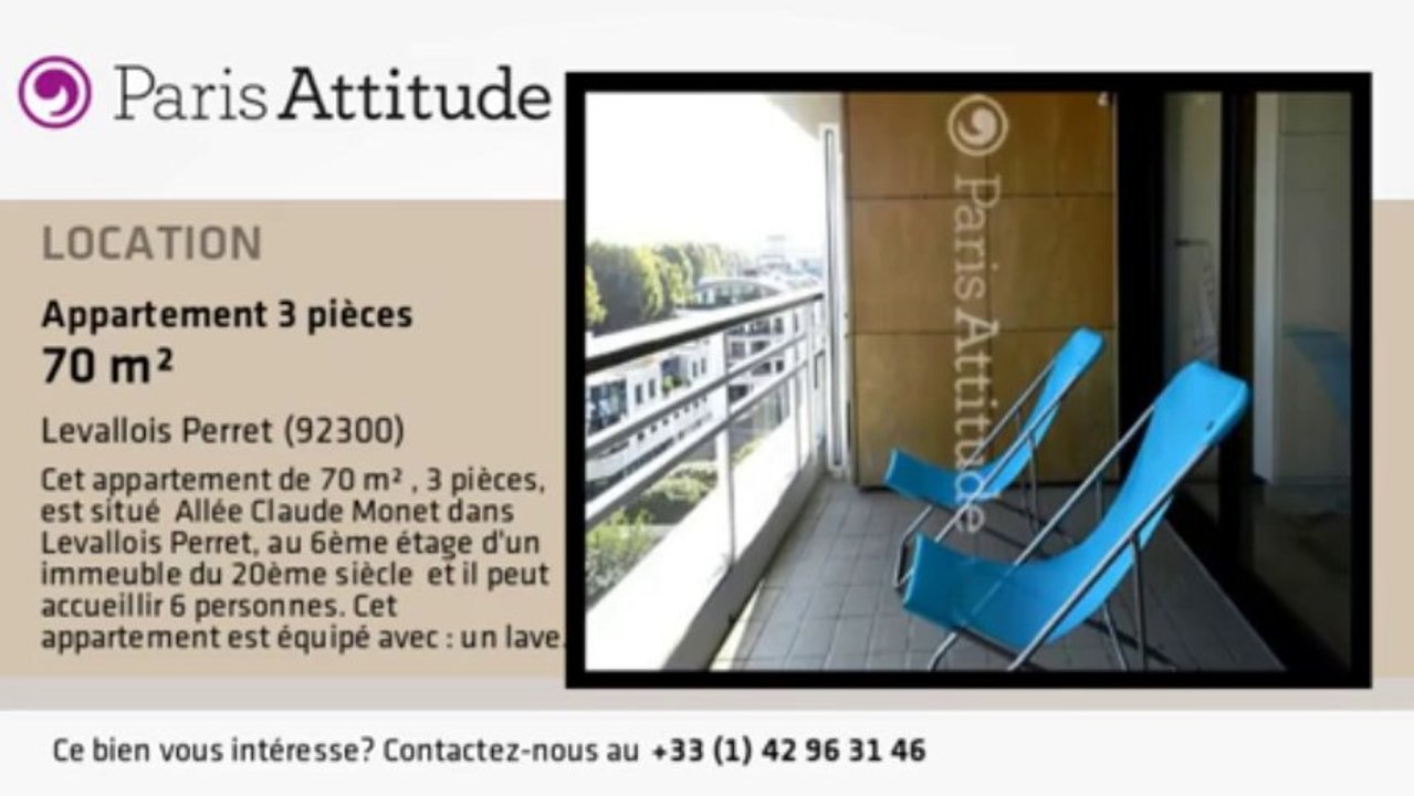 Appartement 2 Chambres à louer - Levallois Perret, Levallois Perret - Ref. 8900