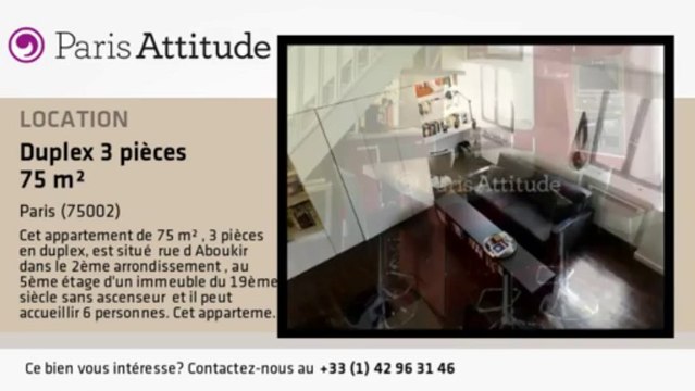 Duplex 2 Chambres à louer - Montorgueil, Paris - Ref. 8879