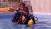 La Paillade : baptêmes de plongée pour les jeunes.