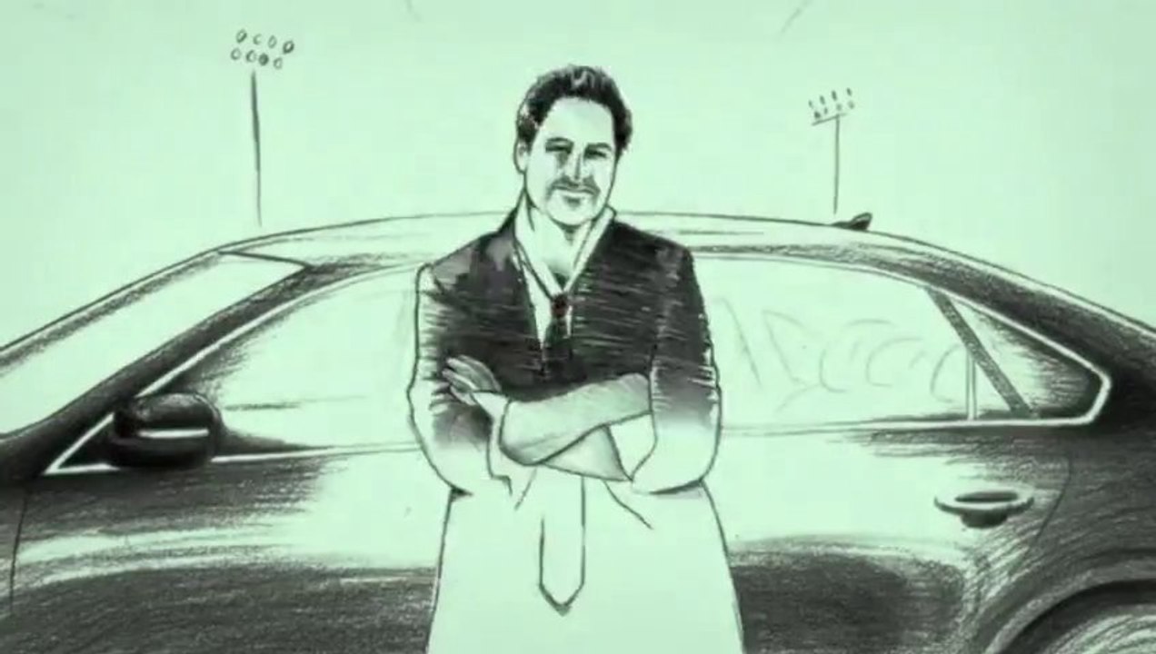 Nouvelle pub Volkswagen en mode dessin animé trop bon!! A-ha - Take On Me