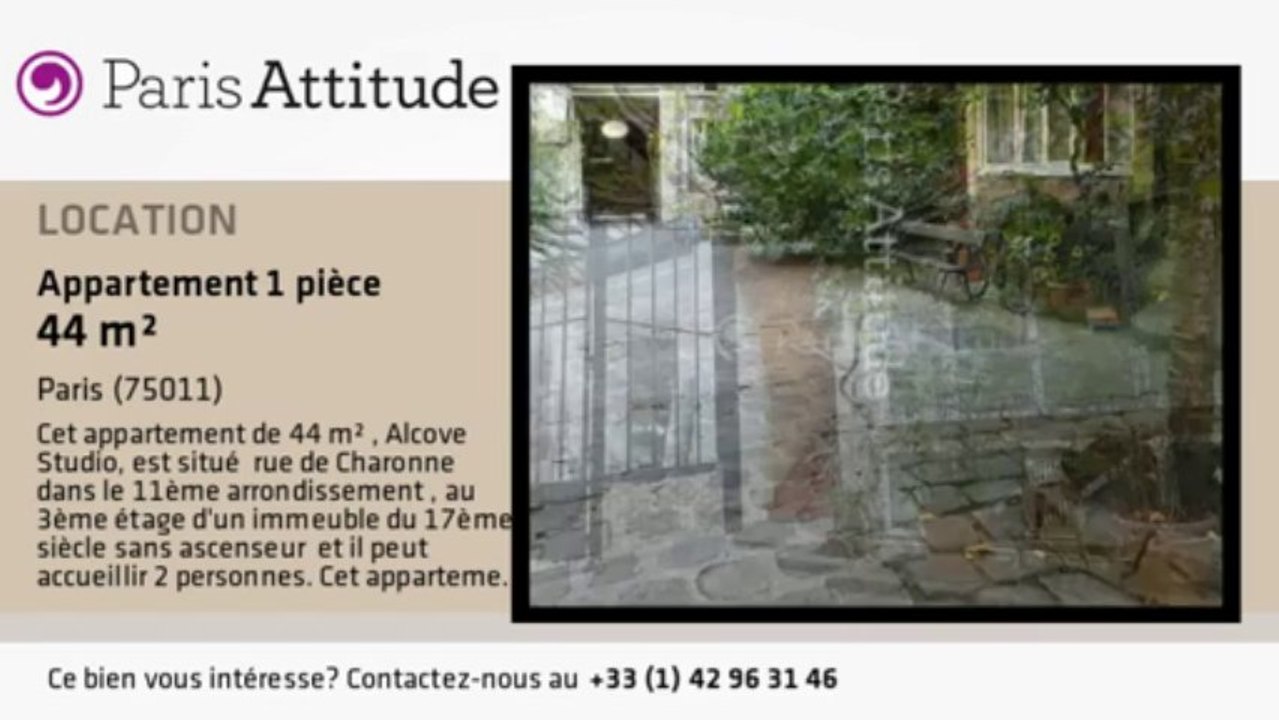 Appartement Alcove Studio à louer - Voltaire, Paris - Ref. 8821