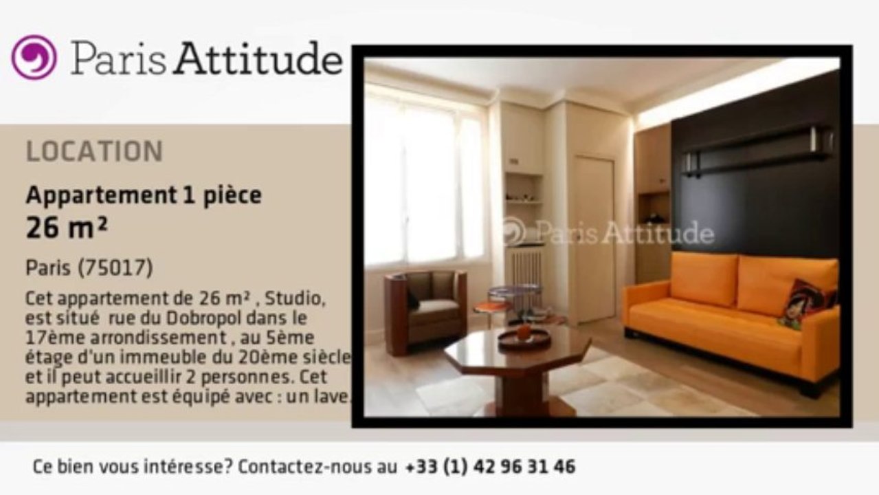Appartement Studio à louer - Porte Maillot/Palais des Congrès, Paris - Ref. 8814
