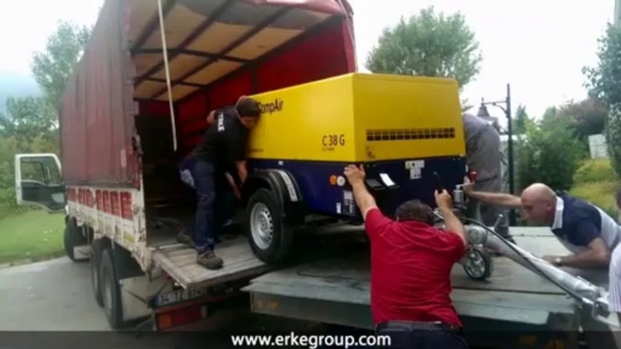 ERKE Group, CompAir C-38G Diesel Portable Compressor - AR-GE İnşaat - www.erkegroup.com
