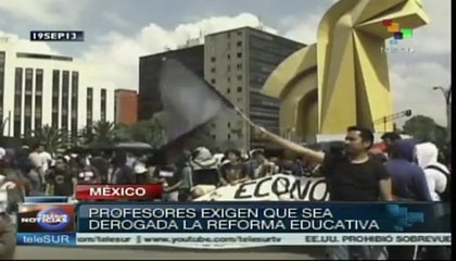 Continúa el conflicto magisterial en México
