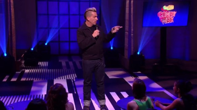 Greg Behrendt explains fatherhood with daughters at Comedy Gives Back International Show